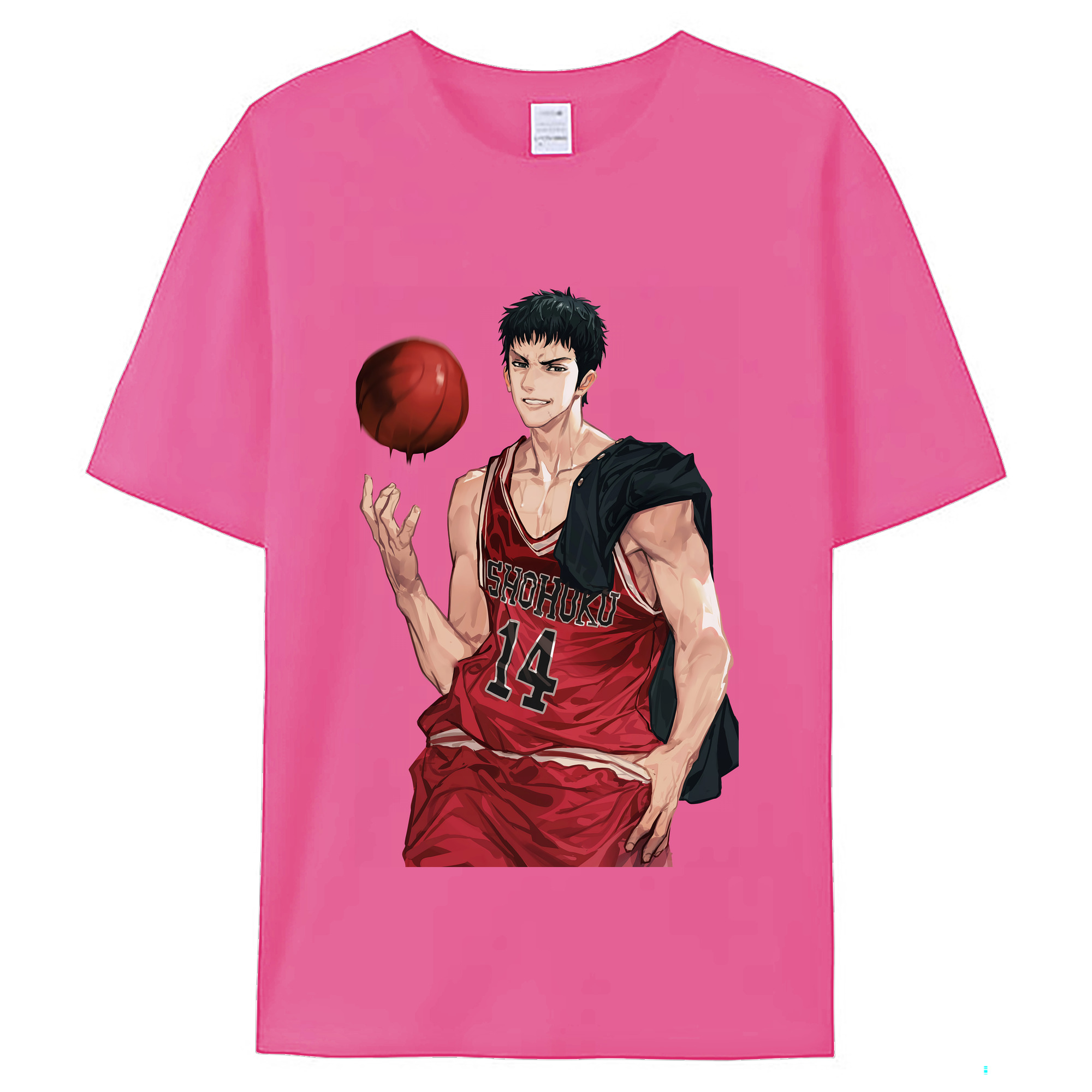 （画像用） SLAM DUNK／スラムダンク レディースカジュアルプリントTシャツ（綿100％）